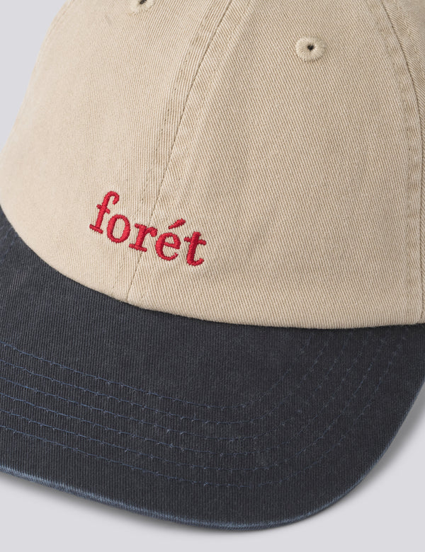 HAWK WASHED 2-TONE CAP - KHAKI/NAVY