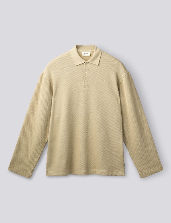 HERB POLO SWEATSHIRT - UNIFORM KHAKI