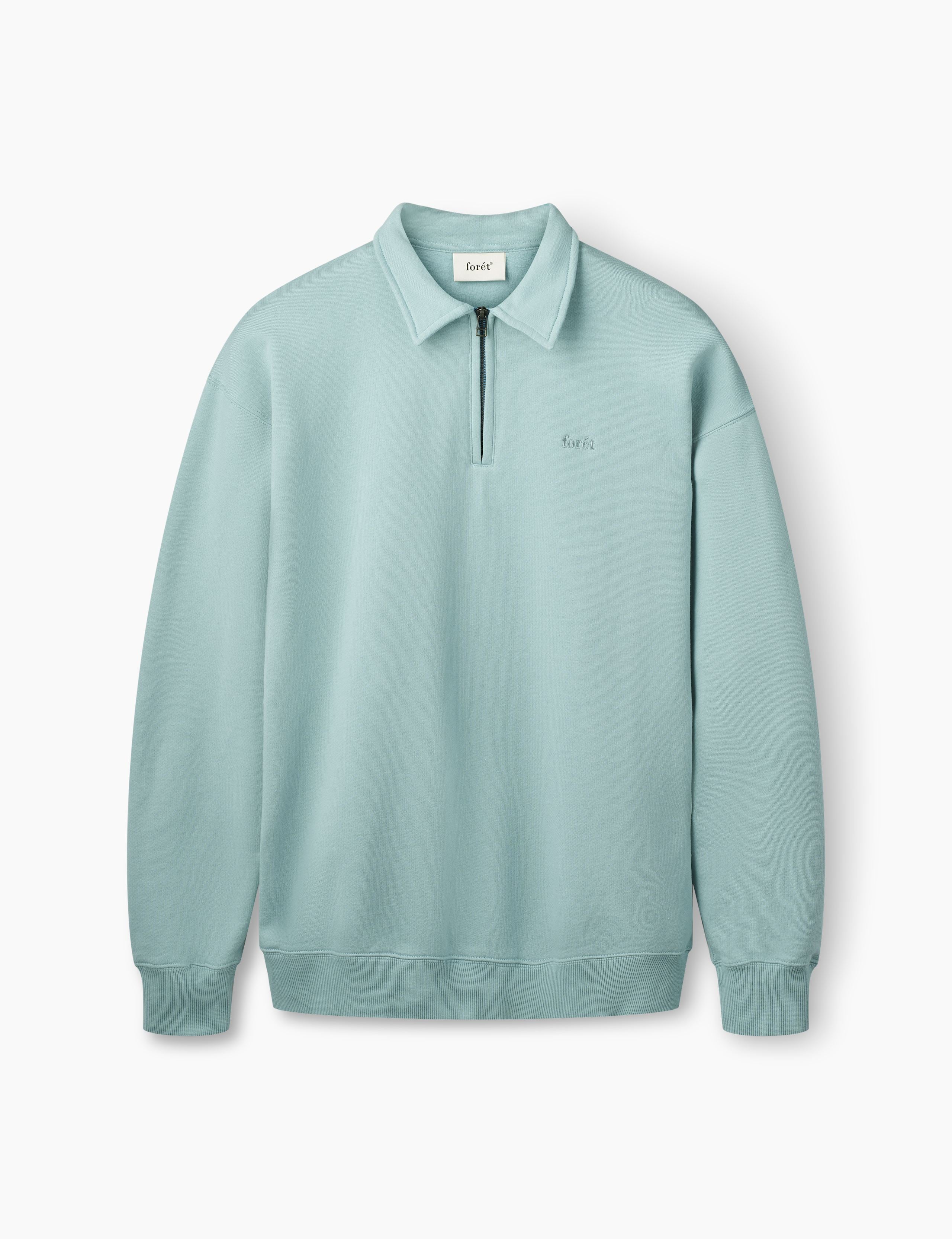 HOOK HALF ZIP - DOVE