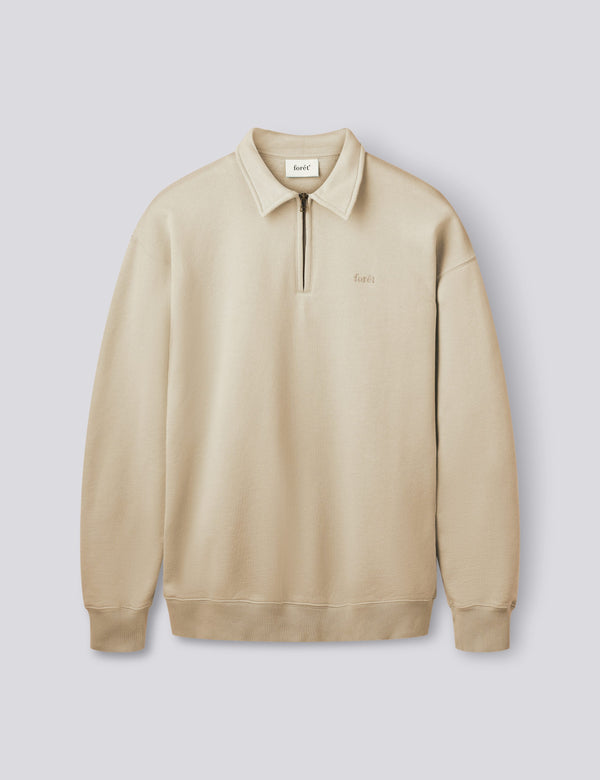 HOOK HALF ZIP - VINTAGE KHAKI