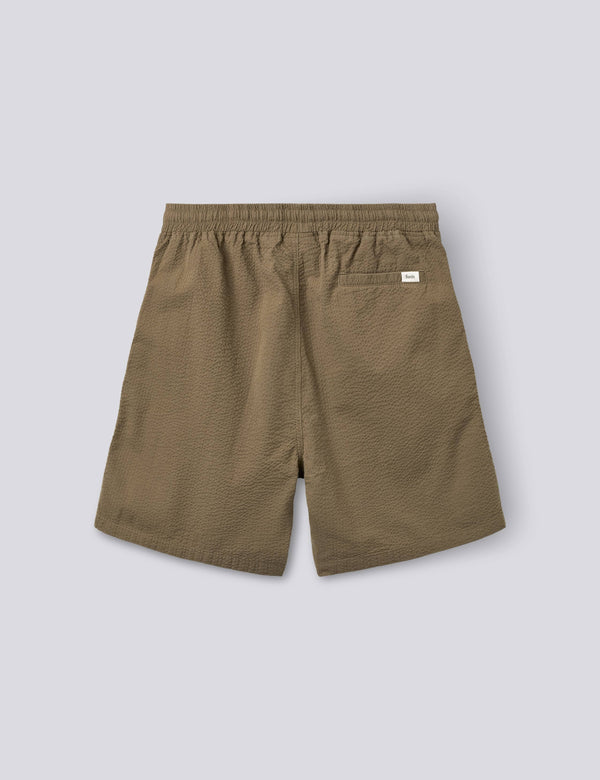 HUSH SEERSUCKER SHORTS - STONE