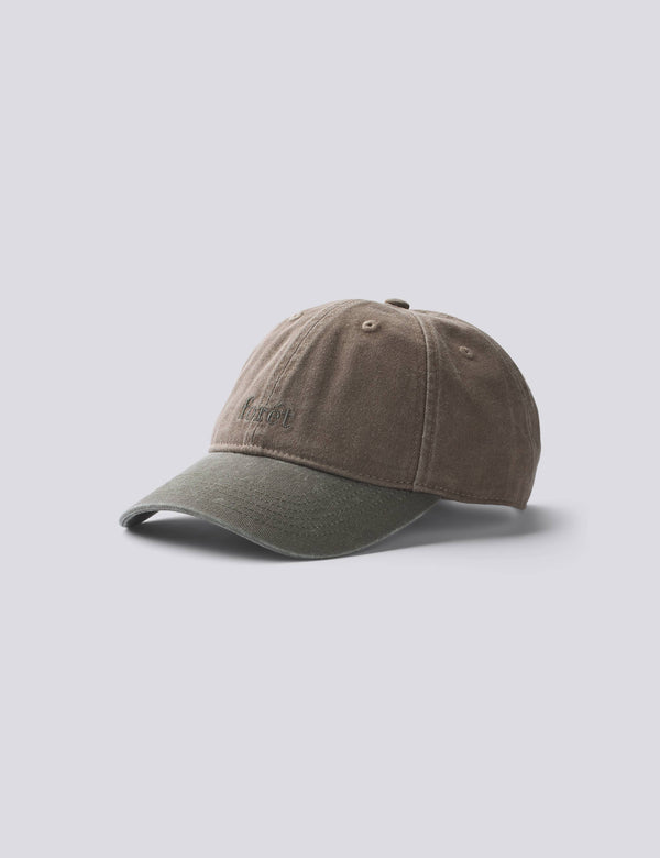HAWK WASHED 2-TONE CAP - GREY/DARK GREY