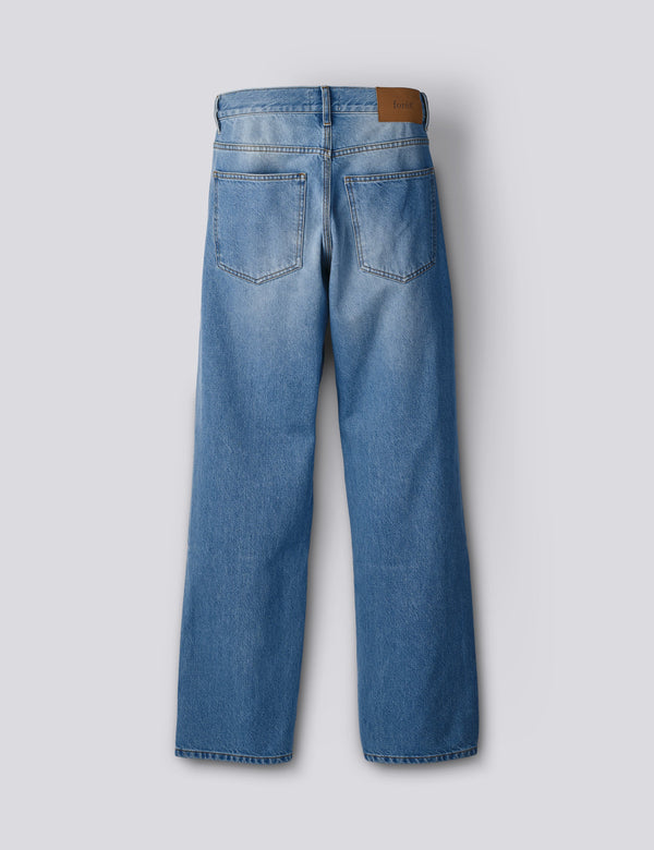 HEATH REGULAR FIT JEANS - WASHED MID BLUE