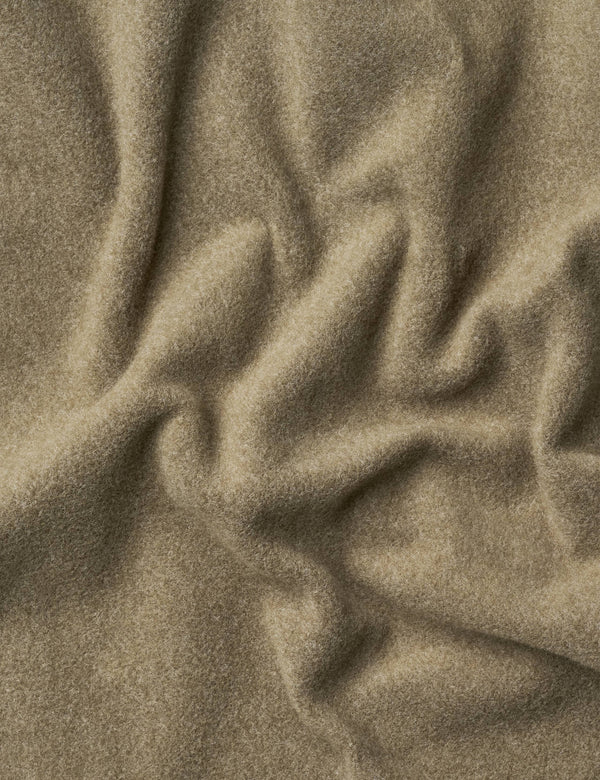 HERB BRUSHED RUGBY - WASHED BROWN