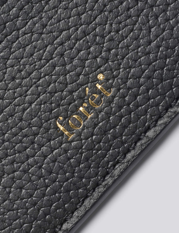 LEATHER CARDHOLDER - BLACK