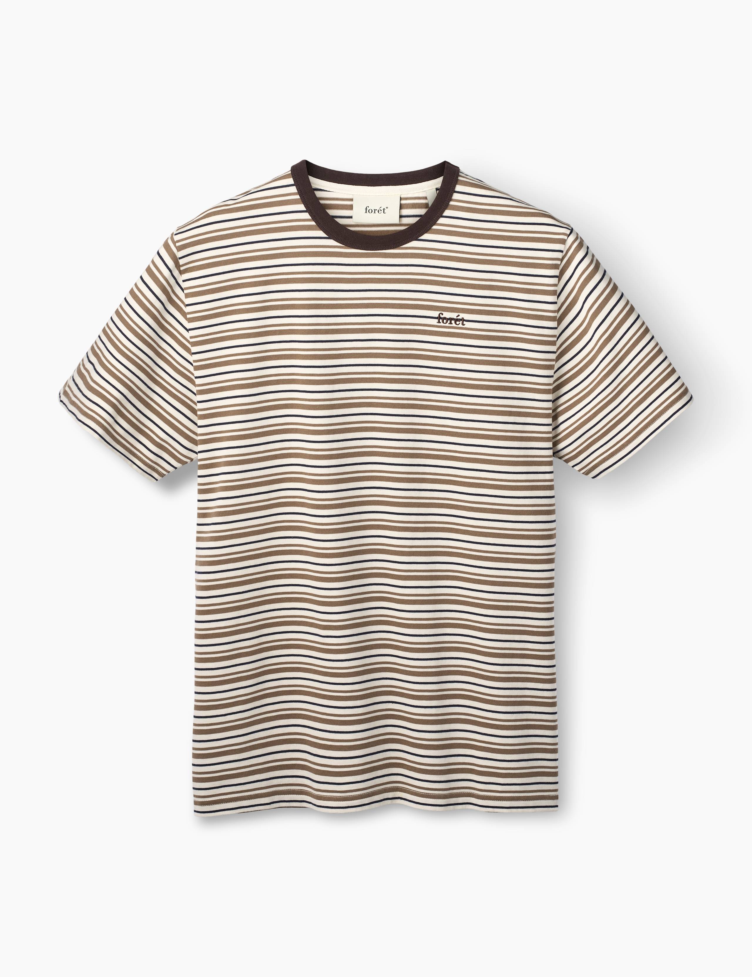 LOCH T-SHIRT - EARTH STRIPE