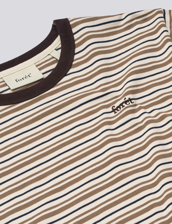 LOCH T-SHIRT - EARTH STRIPE