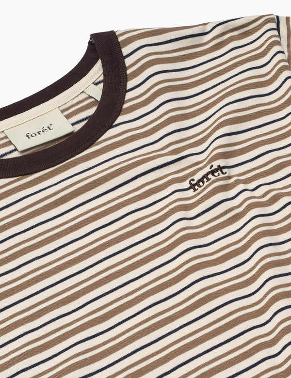 LOCH T-SHIRT - EARTH STRIPE