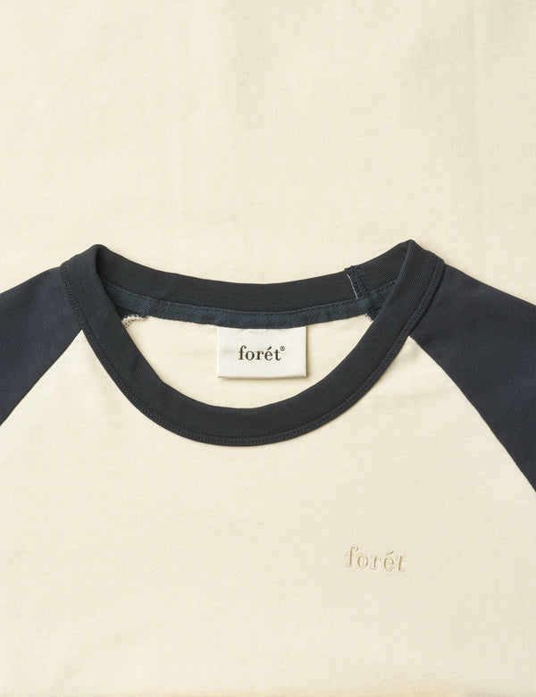 LAKE LONGSLEEVE - ECRU/NAVY