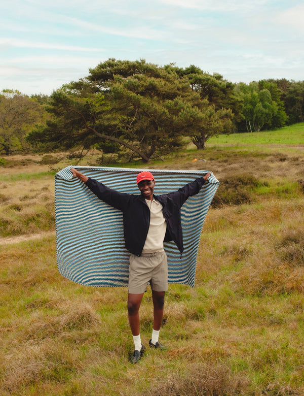 SEA COTTON LINEN SS POLO - OATMEAL