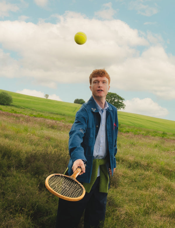 MAPLE REGULAR FIT POPLIN SHIRT - BLUE STRIPE