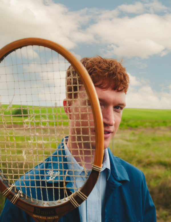 MAPLE REGULAR FIT POPLIN SHIRT - BLUE STRIPE