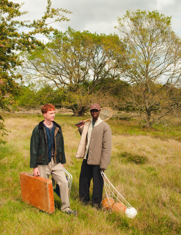 BIVOUAC PADDED OILSKIN JACKET - MULTI