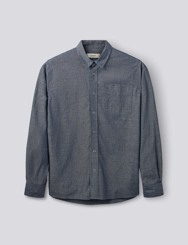 MAPLE CHAMBRAY REGULAR FIT SHIRT - CHAMBRAY