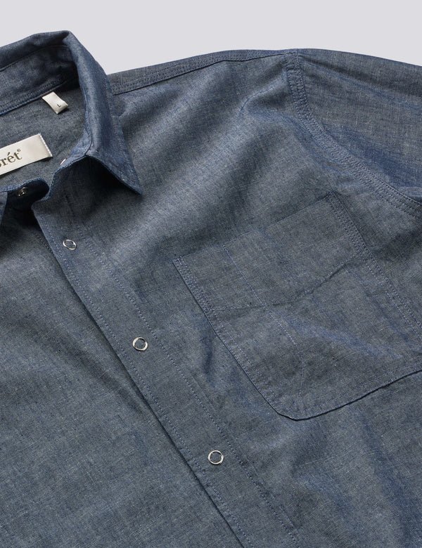 MAPLE CHAMBRAY REGULAR FIT SHIRT - CHAMBRAY