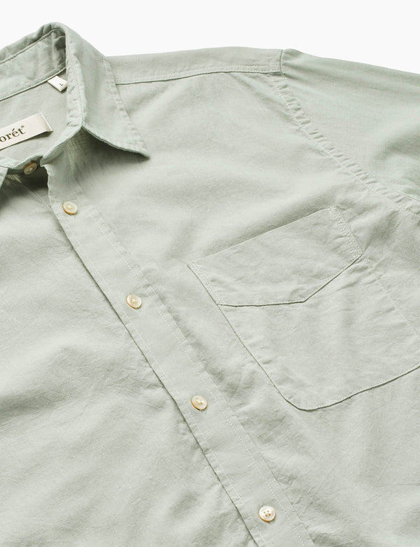 MAPLE REGULAR FIT LINEN SHIRT - PALE BLUE