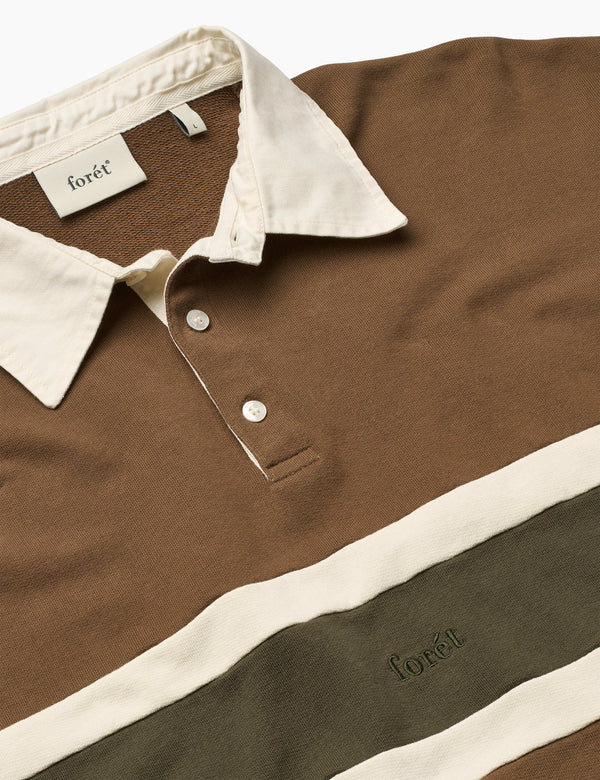 MATCH RUGBY SWEATSHIRT - EARTH/PINE