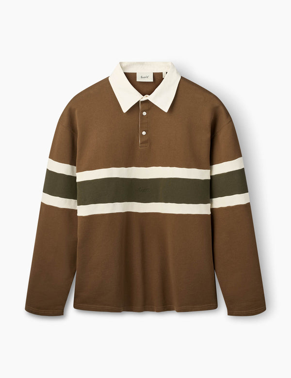 MATCH RUGBY SWEATSHIRT - EARTH/PINE
