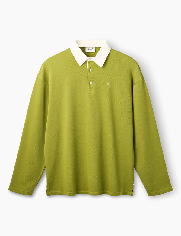 MATCH RUGBY STRUCTURED SWEATSHIRT - MOSS