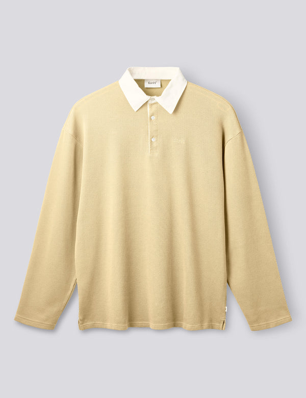 MATCH RUGBY STRUCTURED SWEATSHIRT - VINTAGE YELLOW
