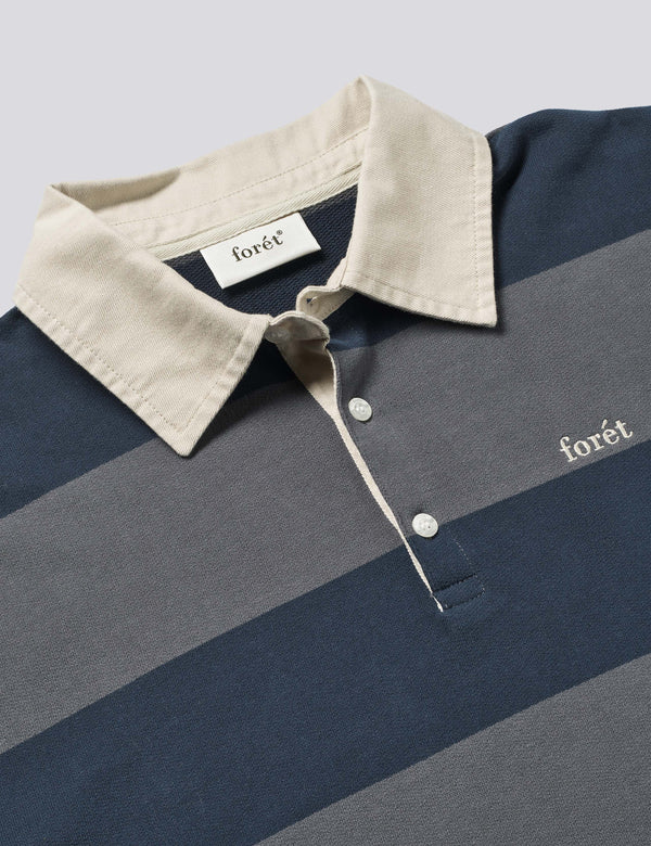 MATCH RUGBY SWEAT - NAVY STRIPE