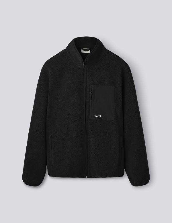 MOUNTAIN FLEECE JACKET - BLACK