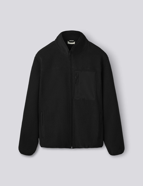 MOUNTAIN FLEECE JACKET - BLACK