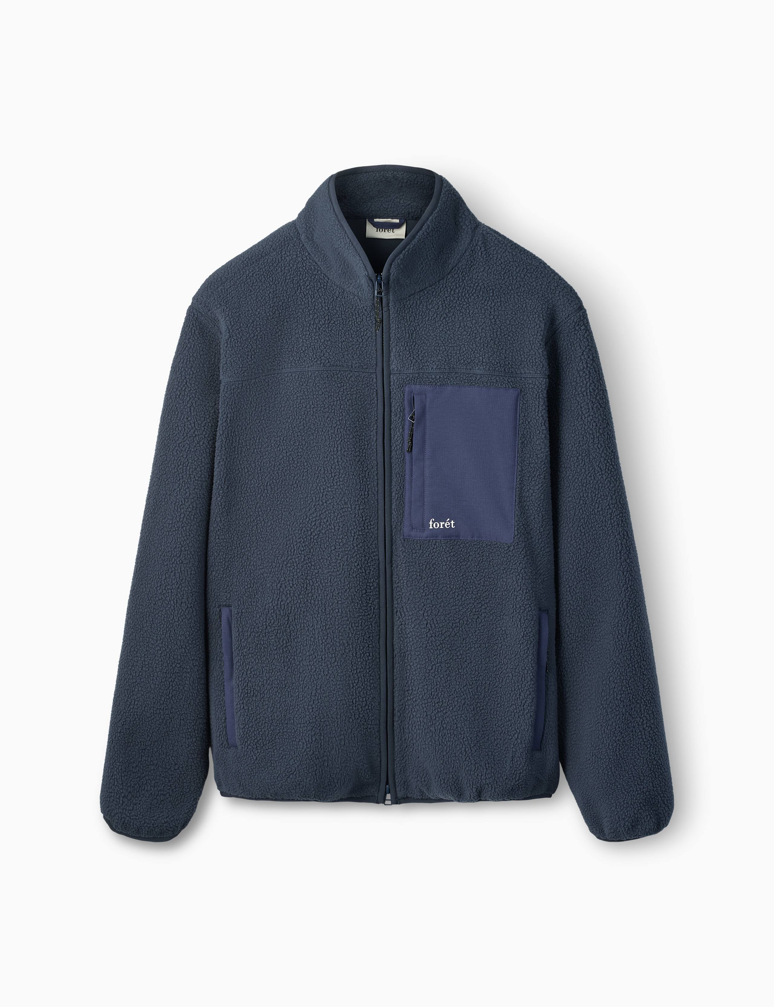 MOUNTAIN FLEECE JACKET - NAVY