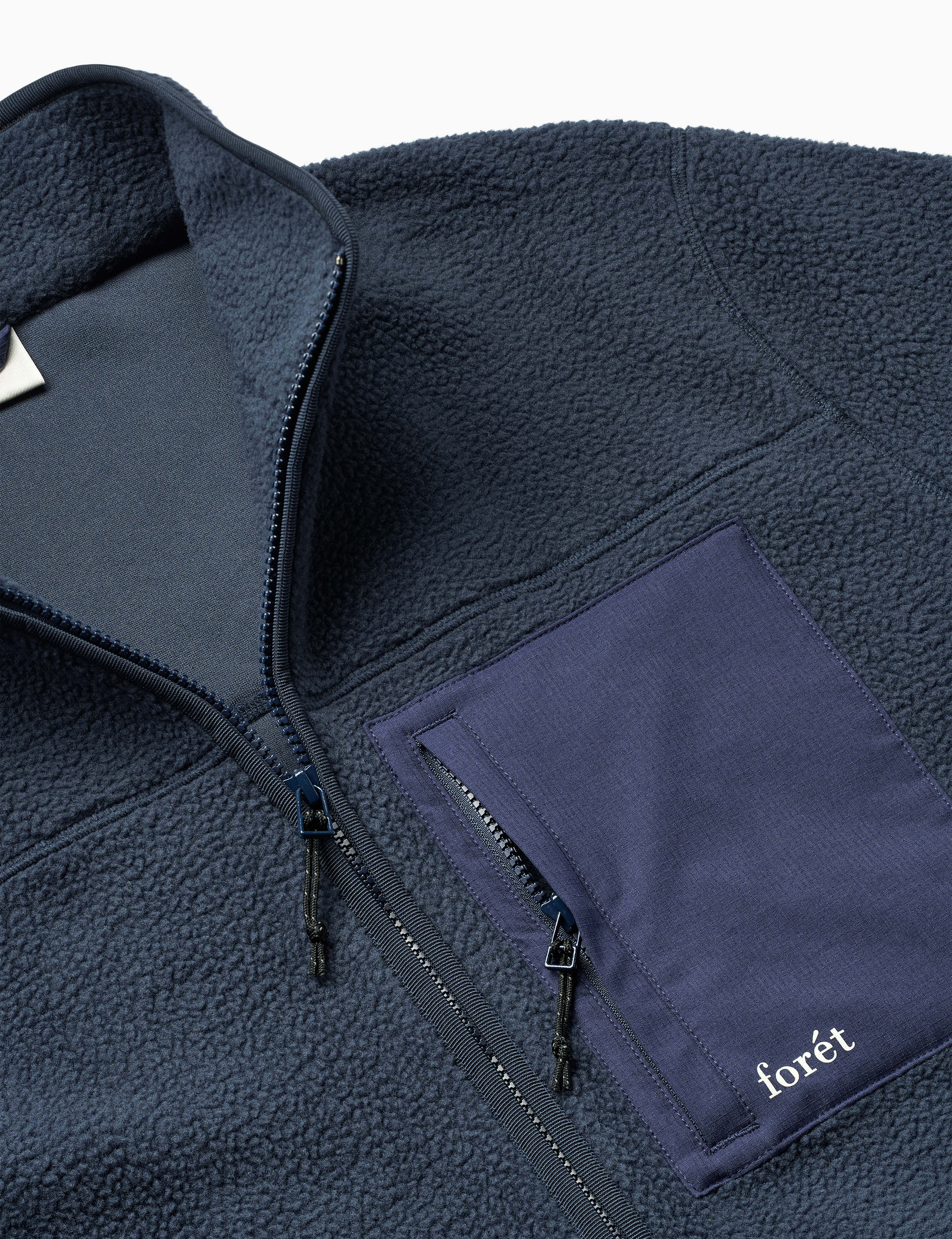 MOUNTAIN FLEECE JACKET - NAVY