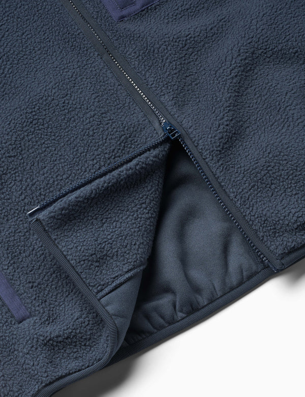 MOUNTAIN FLEECE JACKET - NAVY