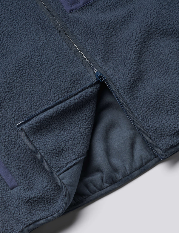 MOUNTAIN FLEECE JACKET - NAVY