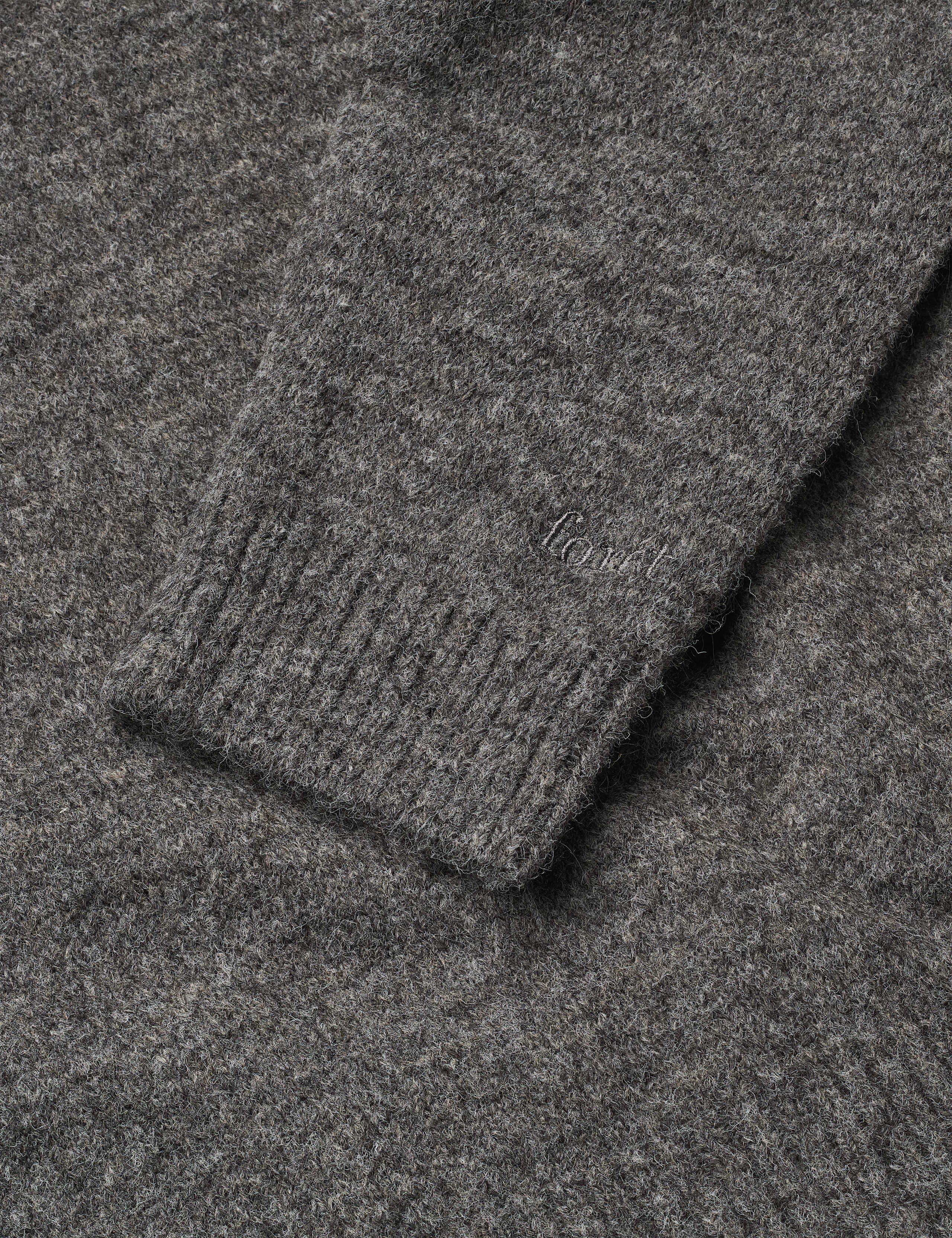 NIGHT WOOL HOODIE - DARK GREY MELANGE