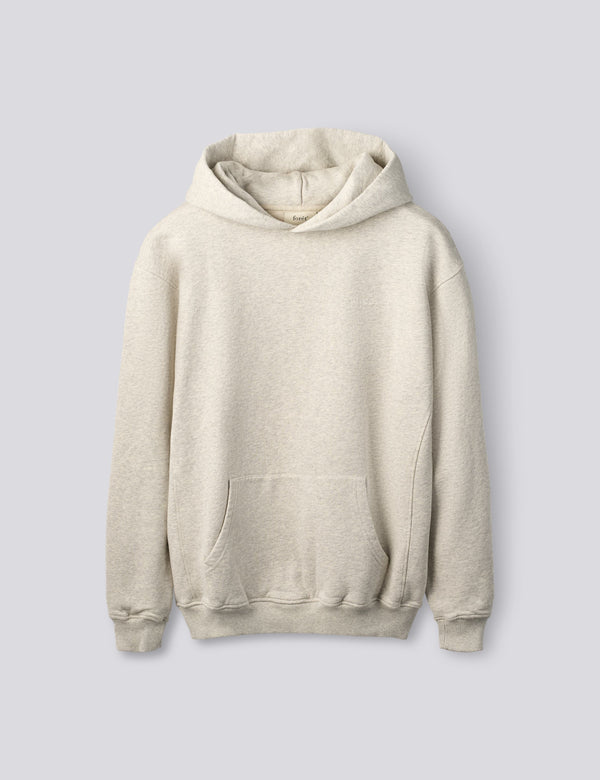 NOON HOODIE - SNOW MELANGE