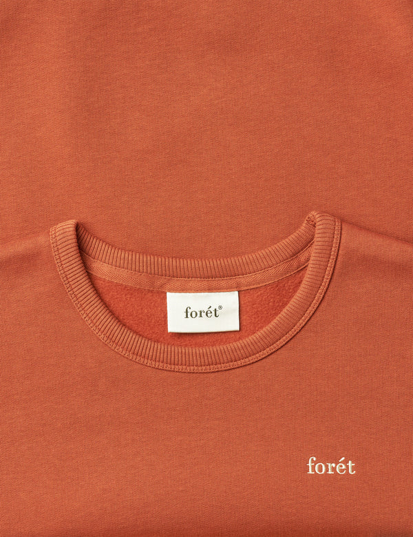NOON SWEATSHIRT - SUMAC RED