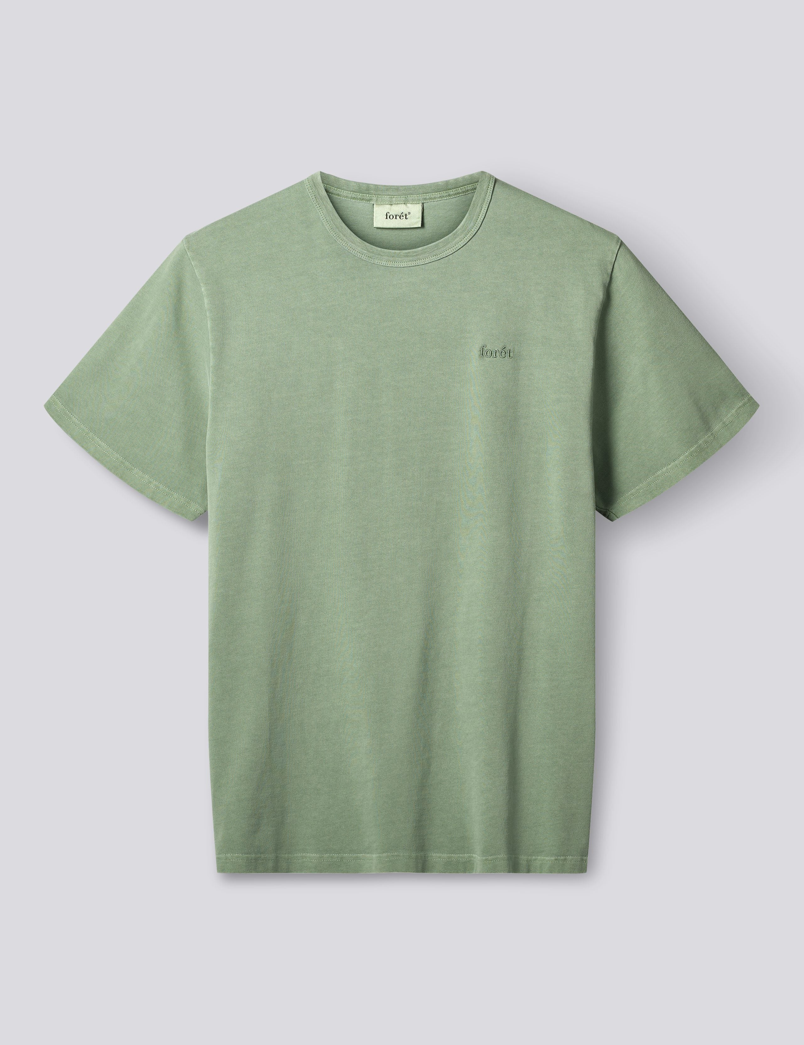 OAK PIGMENT DYE T-SHIRT - GREEN OXIDE – foret