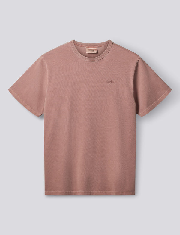 OAK PIGMENT DYE T-SHIRT - ROSE CLAY