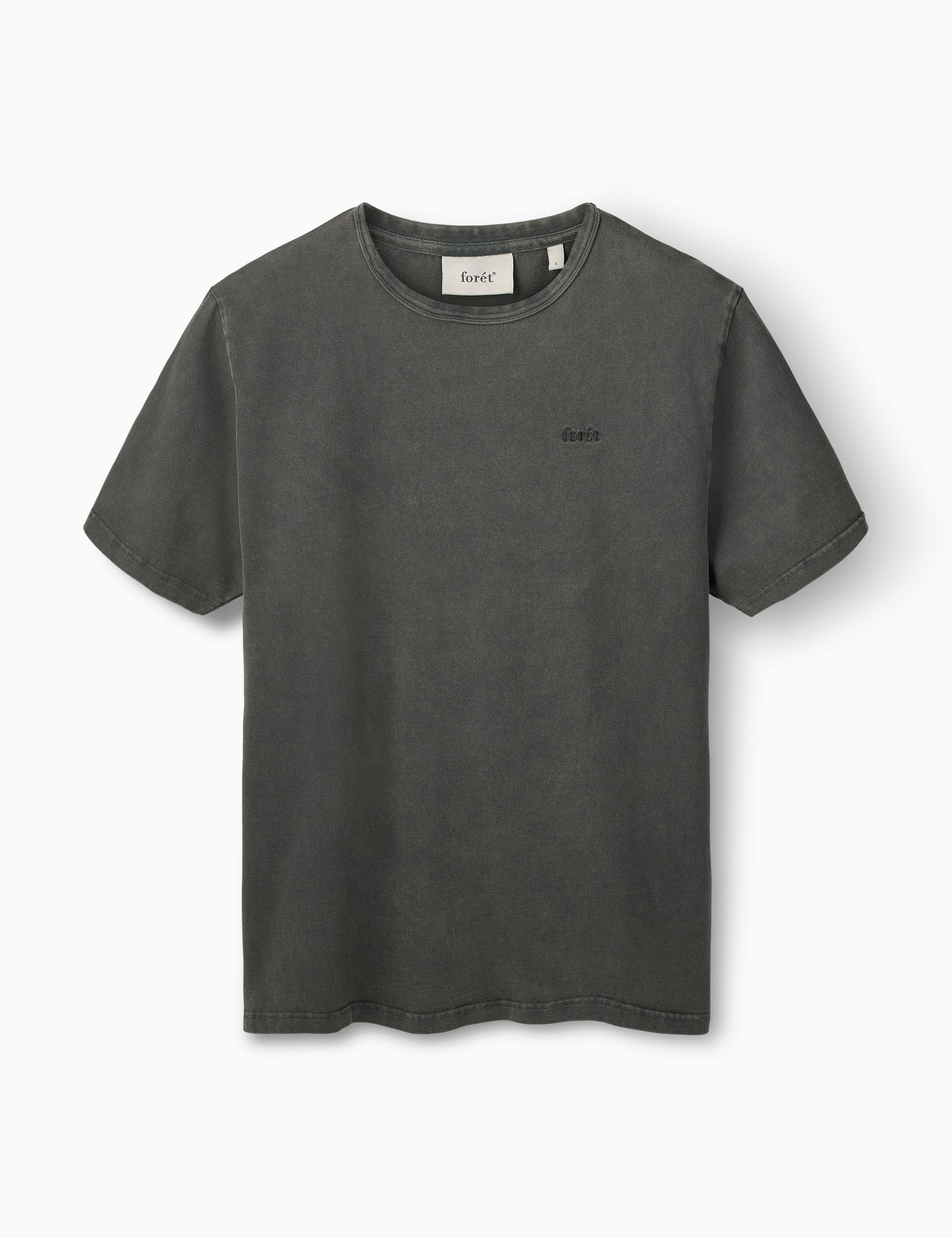OAK FADED WASH T-SHIRT - DARK GREY