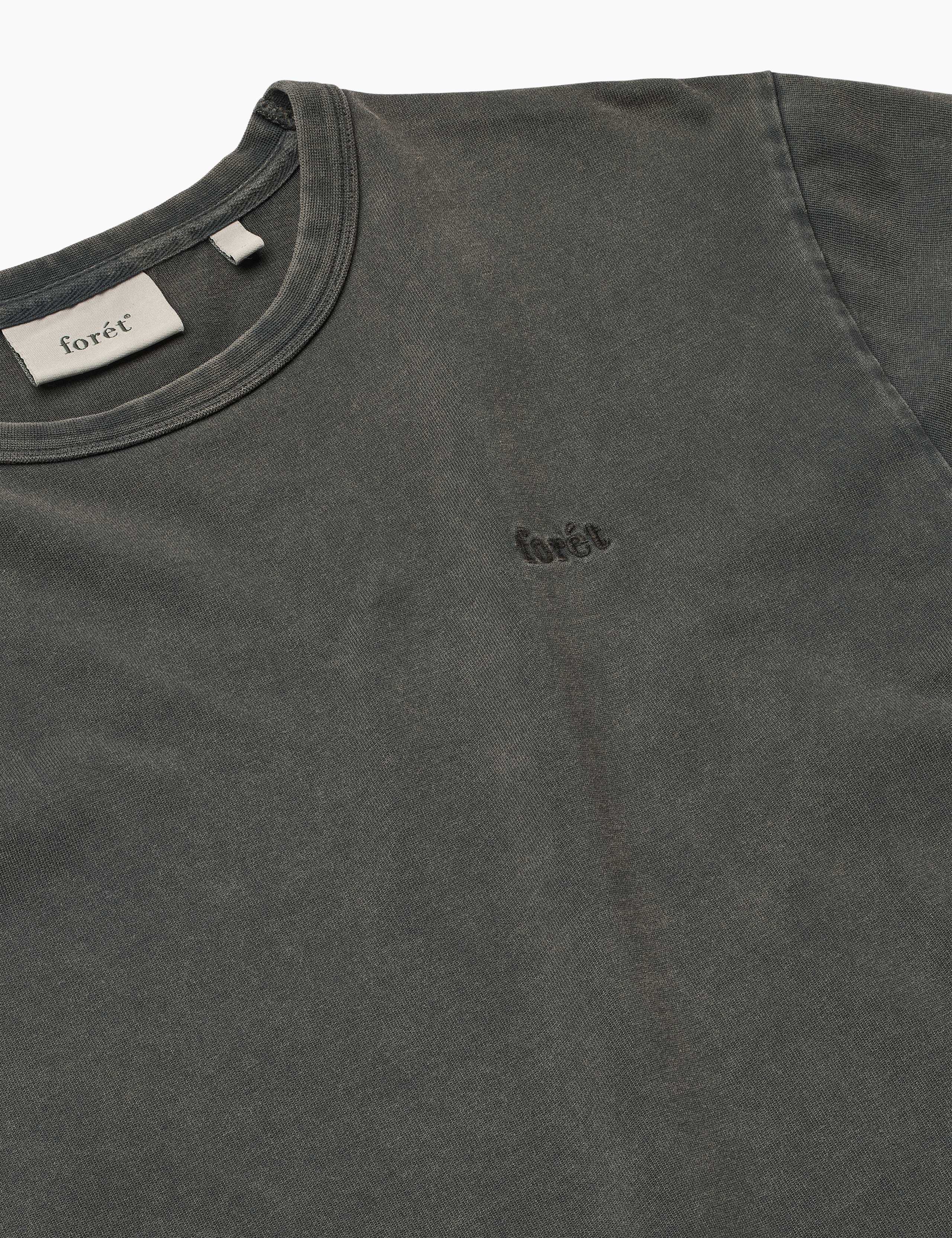 OAK FADED WASH T-SHIRT - DARK GREY