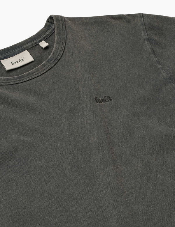OAK FADED WASH T-SHIRT - DARK GREY
