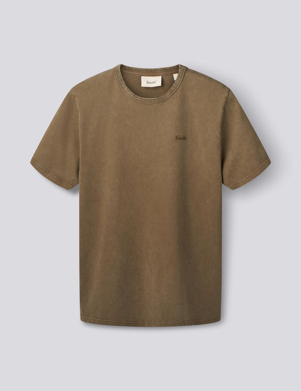 OAK FADED WASH T-SHIRT - EARTH