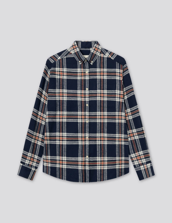 HORNET FLANNEL SHIRT - NAVY