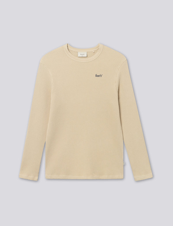 STILL WAFFLE LONGSLEEVE - OAT