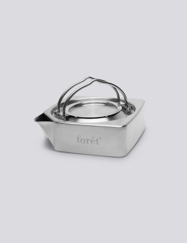 MURANOKAJIYA X FORÉT -  SQUARE KETTLE - STAINLESS STEEL