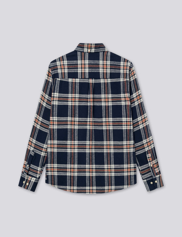 HORNET FLANNEL SHIRT - NAVY