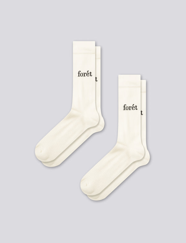 WALK SOCKS 2-PACK - CLOUD/BLACK