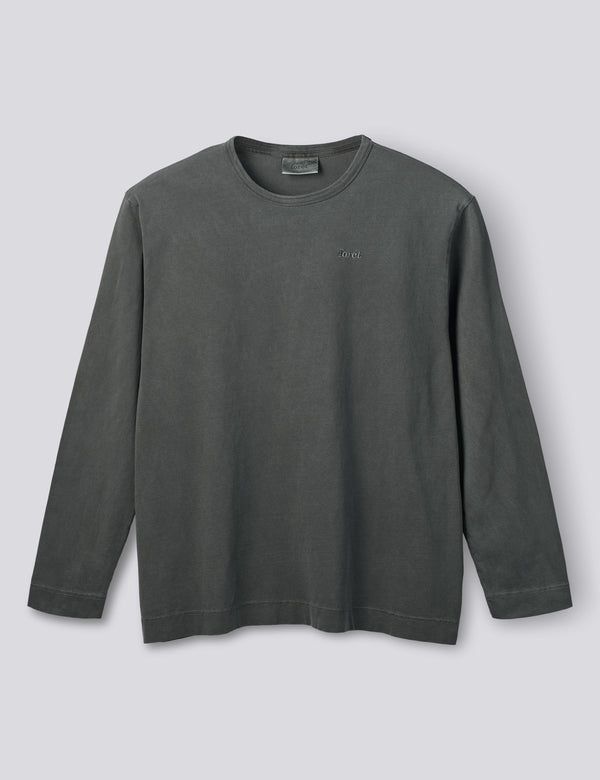PARK RELAXED FIT LONGSLEEVE - BLACK