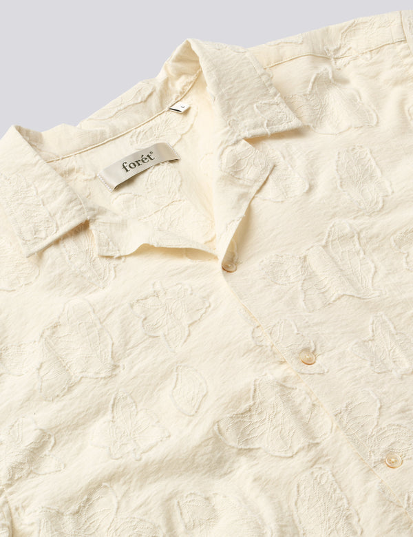 PEER JACQUARD REGULAR FIT SHIRT - CLOUD