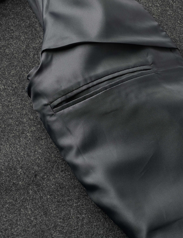 PINE WOOL COAT - DARK GREY MELANGE