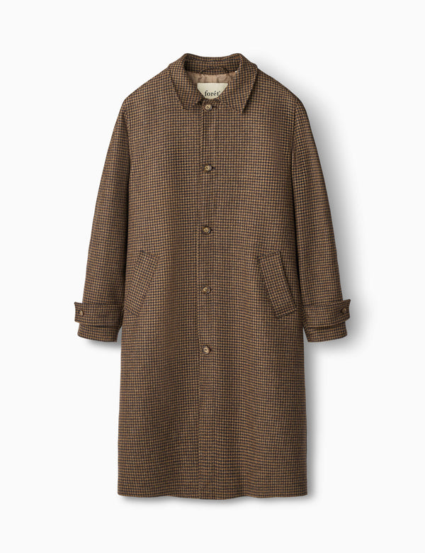 PINE WOOL COAT - CHECK
