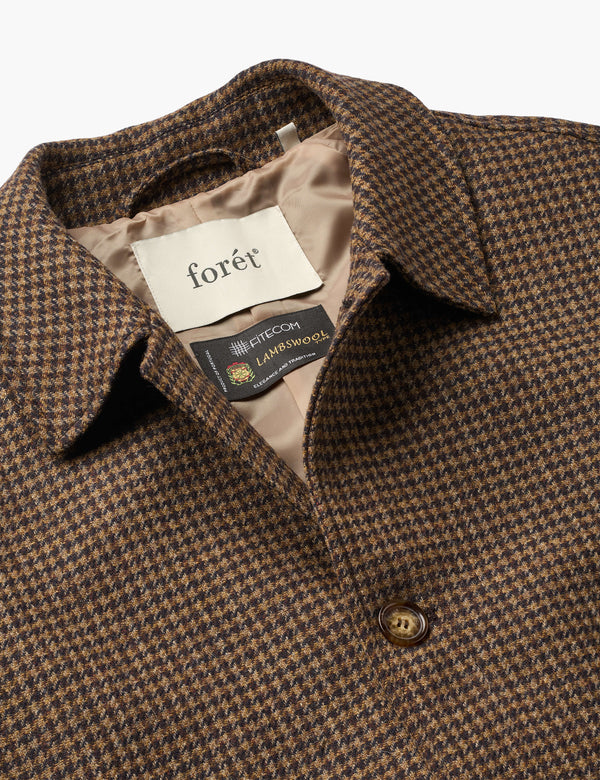 PINE WOOL COAT - CHECK